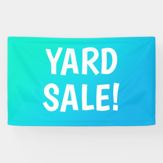 VENTE DE YARD ! Bannière de vinyle (Horizontal)