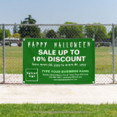 Vente d'Halloween d'affaires sur bannière rectangl (Insitu)