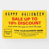 Vente d'Halloween d'affaires sur bannière rectangl (Horizontal)