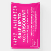 Vente d'Halloween d'affaires sur bannière rectangl (Verticale)