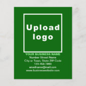 Vente d'Halloween d'affaires sur le prospectus ver (Dos)