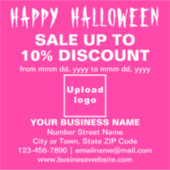 Vente d'Halloween d'affaires sur Sticker en Vinyl  (Devant)