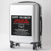 Vente d'Halloween d'affaires sur Sticker en Vinyl  (Sur valise)