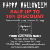 Vente d'Halloween d'affaires sur Sticker en Vinyl  (Devant)