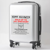 Vente d'Halloween d'affaires sur Sticker en Vinyle (Sur valise)