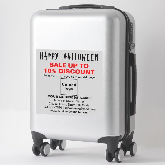 Vente d'Halloween d'affaires sur Sticker en Vinyle (Sur valise)