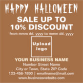 Vente d'Halloween d'affaires sur Sticker en Vinyle (Devant)