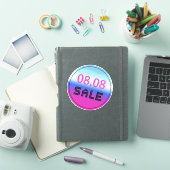 Vente du 8 août Autocollant de style holographique (Couverture iPad)