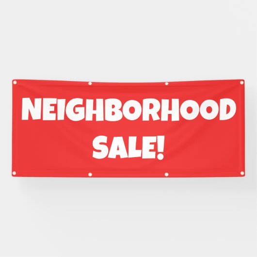 VENTE DU QUARTIER ! Banderole (Horizontal)