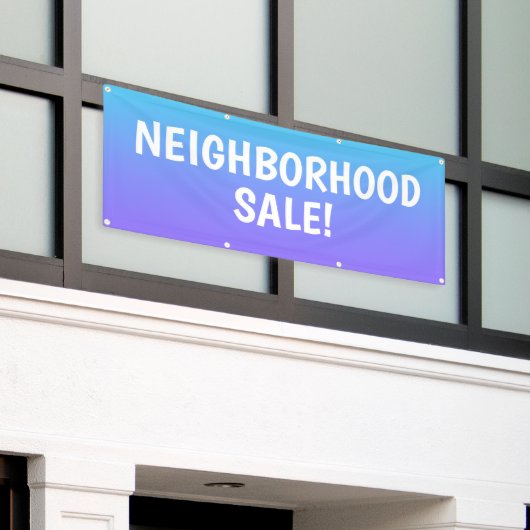 VENTE DU QUARTIER ! Banderole (Bâtiment extérieur)