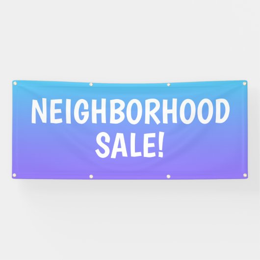 VENTE DU QUARTIER ! Banderole (Horizontal)