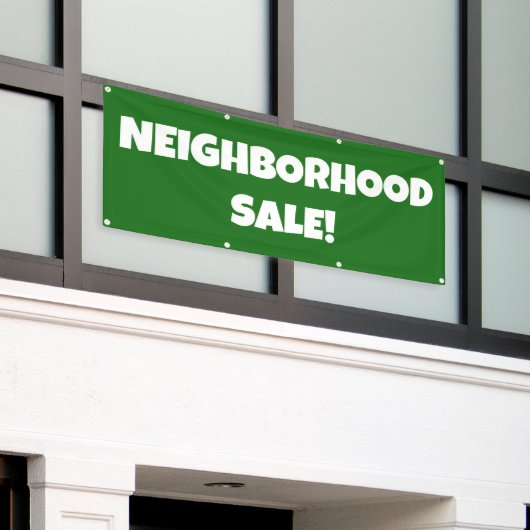 VENTE DU QUARTIER ! Banderole (Bâtiment extérieur)