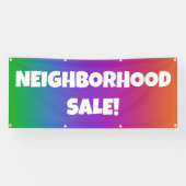 VENTE DU QUARTIER ! Banderole (Horizontal)