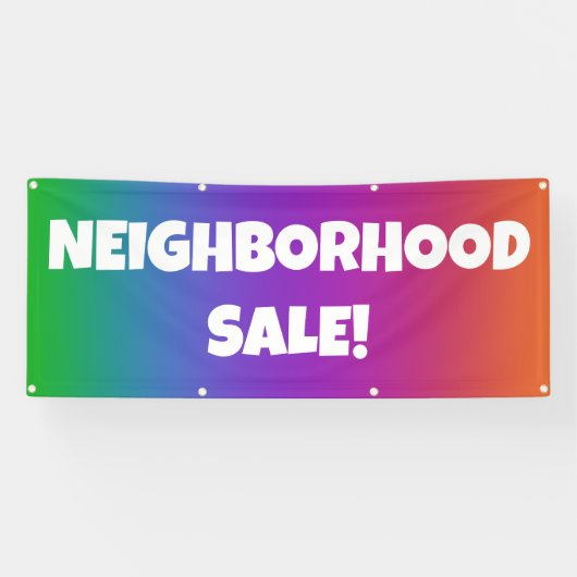 VENTE DU QUARTIER ! Banderole (Horizontal)