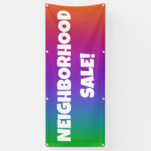 VENTE DU QUARTIER ! Banderole (Vertical)