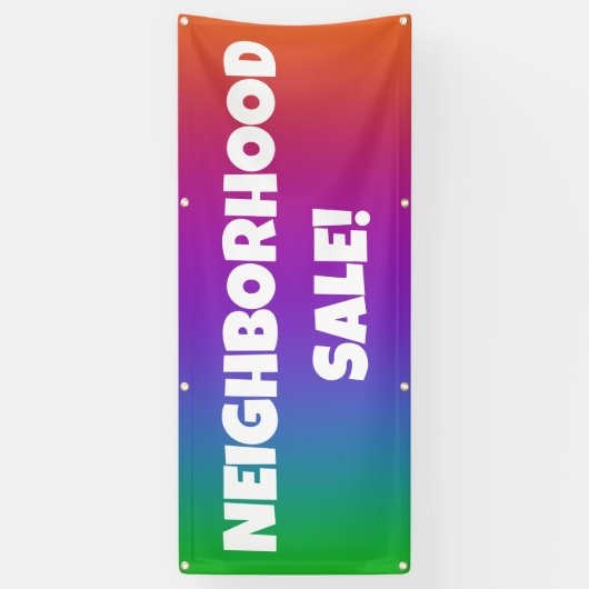 VENTE DU QUARTIER ! Banderole (Vertical)