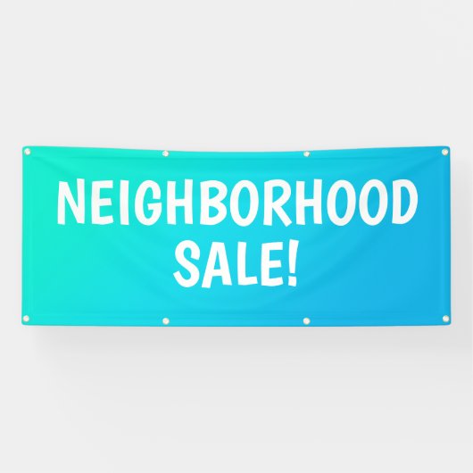 VENTE DU QUARTIER ! Bannière de vinyle (Horizontal)