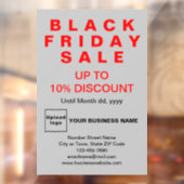 Vente du vendredi noir affaires Autocollant de fen (Feuille 2)