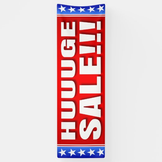 VENTE ÉNORME de BANNIÈRE - 2,5' x8 (Vertical)