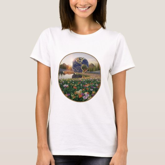 Vente exclusive de T-shirt Femme : Style tendance. (Devant)