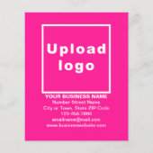 Vente Hanoukka d'affaires sur prospectus rose (Dos)