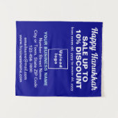 Vente Hanoukka d'affaires sur Tapisserie bleue (Devant (Horizontal))