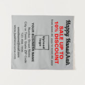 Vente Hanoukka d'affaires sur Tapisserie gris (Devant (Horizontal))