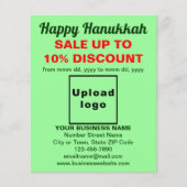Vente Hanoukka d'affaires sur un prospectus vert c (Devant)