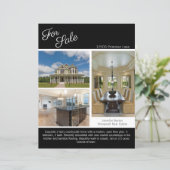 Vente Immobilier Annonce 2 feuilles papier recto (Debout devant)