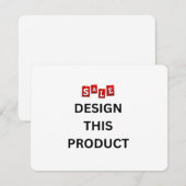 VENTE ! Invitation - 4,25" x 5,5" - Personnalisé - (Devant / Derrière)