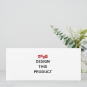 VENTE! Invitation - 4" x 9.25" - Sur mesure (Debout devant)