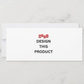 VENTE! Invitation - 4" x 9.25" - Sur mesure (Devant)