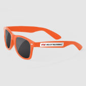 VENTE ! Lunettes de soleil en plastique - Orange - (Gauche)