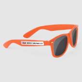 VENTE ! Lunettes de soleil en plastique - Orange - (Droite)
