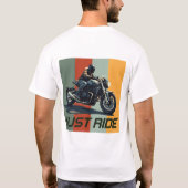 Vente Motorcycle T-shirt Design (Dos)