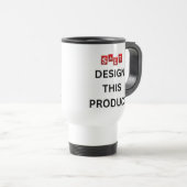VENTE ! Mug Commuter - 15oz - Blanc (Devant droit)
