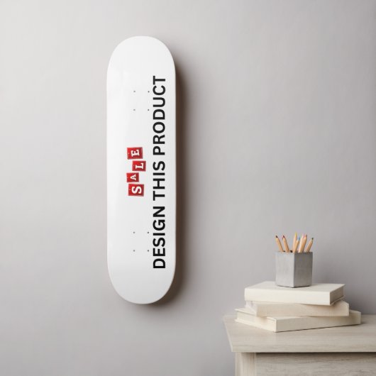 VENTE ! Planche à skateboard - 8 1/2" - Personnali (Art mural)