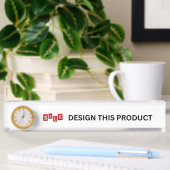 VENTE ! Plaque d'identification de bureau avec hor