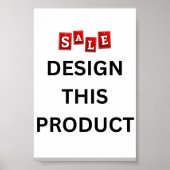 VENTE ! Poster mural - Personnalisé - 4"x6" (Devant)