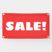 VENTE rouge ! Banderole (Horizontal)