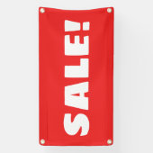 VENTE rouge ! Banderole (Verticale)