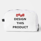 VENTE ! Sac de toilette - 9,5 po x 8 po x 3,75 po (Recto)