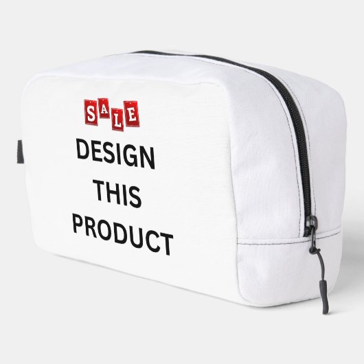 VENTE ! Sac de toilette - 9,5 po x 8 po x 3,75 po (Coin droit)