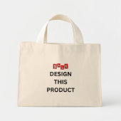 VENTE ! Sac fourre-tout minuscule - Réutilisable - (Devant)