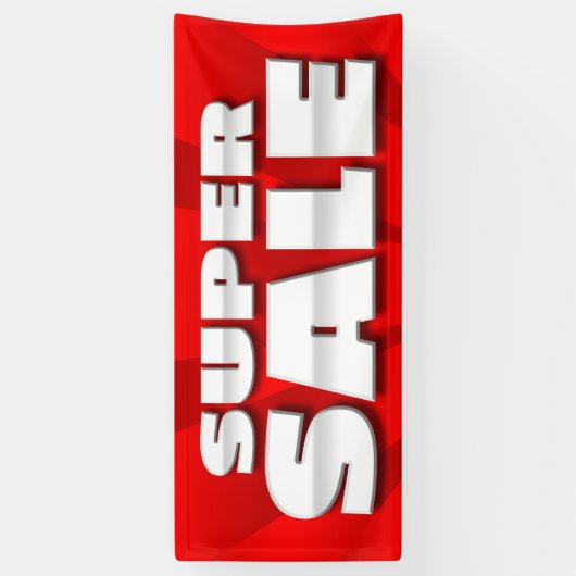 VENTE SUPERBE de BANNIÈRE - 2,5' x6 (Vertical)