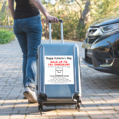Vente Valentine sur Sticker Vinyl Blanc (Valise Insitu)