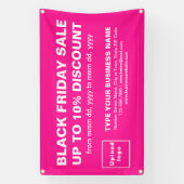 Vente Vendredi Noir sur bannière Rectangle Rose (Verticale)