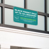 Vente Vendredi Noir sur la bannière Turquoise Rect (Bâtiment extérieur)