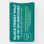 Vente Vendredi Noir sur la bannière Turquoise Rect (Verticale)