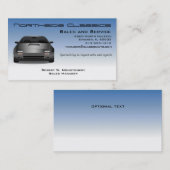 Ventes automatiques classiques et carte de visite (Devant / Derrière)